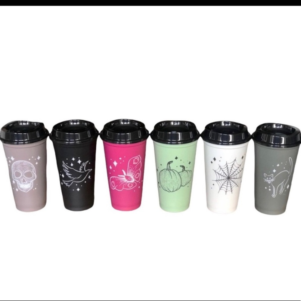 STARBUCKS 2019 Halloween Reusable Hot Cups Set of 6 new in box